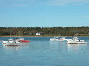 Lobster Boats in Maine