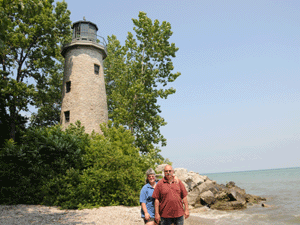 Us at Pelee Island in Ontario