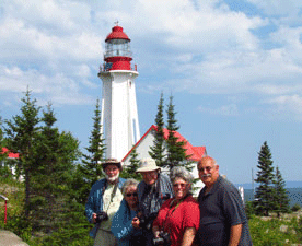 Mac, Darlene, Tom, Chris, Tom at Michipicoten Island