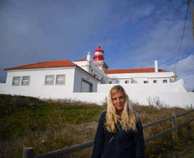 Teresa Reis at Cabo da Roca