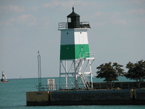 Chicago Harbor SE Guidewall Lighthouse