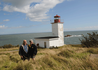 Us at Quaco Head in New Brunswick