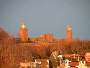 Twin Lights of Navesink at sunrise