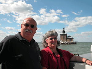 Us at Toledo Harbor in Ohio