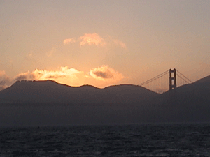 Golden Gate Bridge Sunset