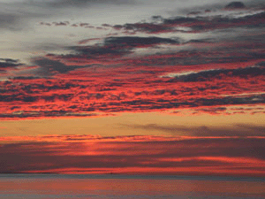 Sunrise in Portland, ME