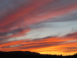 Sunset in Cap Roziers, Quebec 