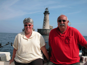 Us at Stannard Rock in Michigan