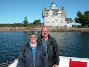 Us at Sisters Island in New York