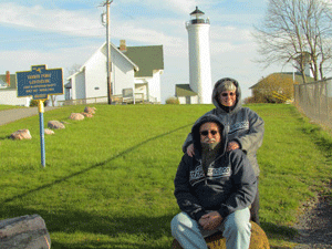 Us at Tibbetts Point in Upper NY