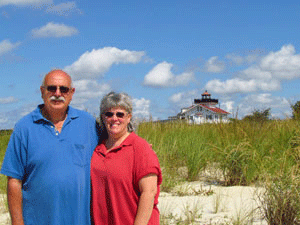 Us at Old Plantation Flats Replica in VA