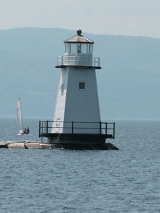 Burlington North Breakwater Lighthouse