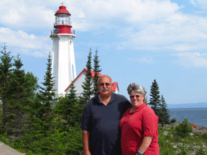 Us at Michipicoten Island in Ontario