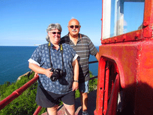 Us at Trowbridge Island in Ontario